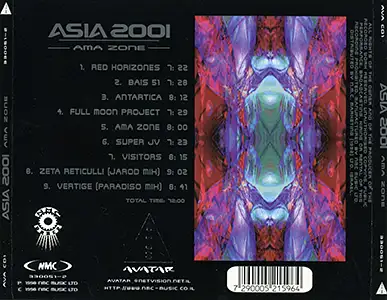 Asia 2001 - Ama Zone: Back