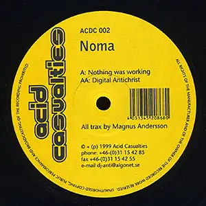Noma Nothing was working EP