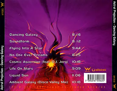 Astral Projection - Dancing Galaxy: Back