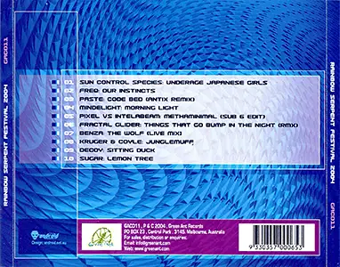Various Artists - Rainbow Serpent Festival 2004: Back