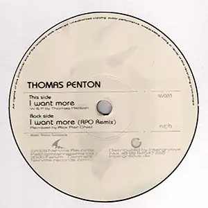 Thomas Penton I Want More EP